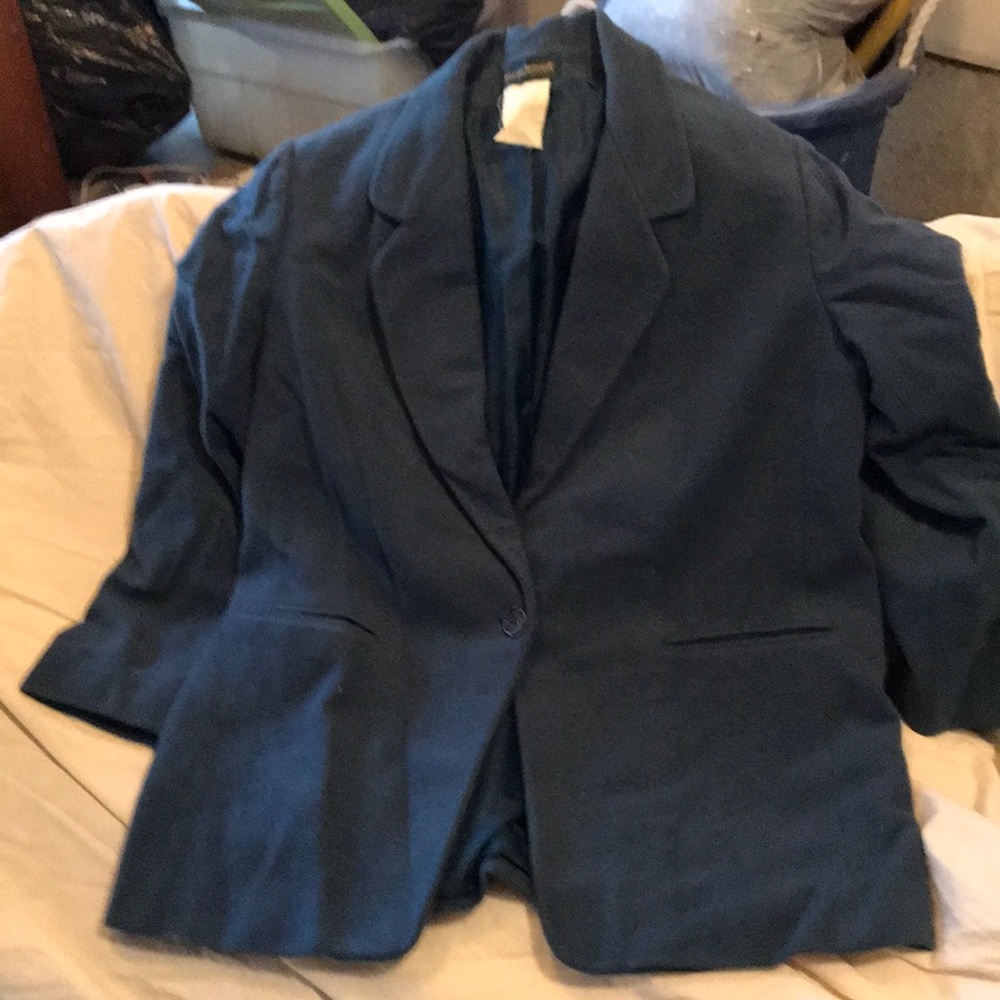 Wool and cashmere blazer